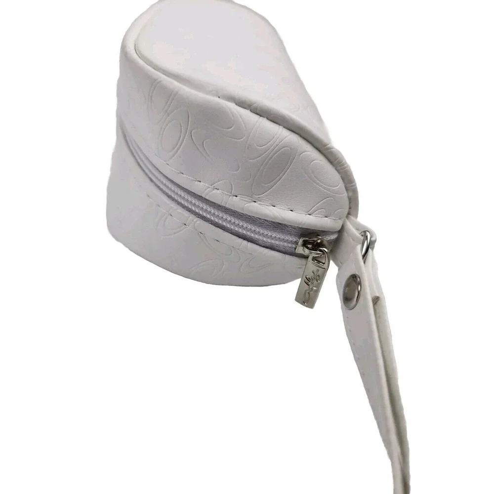 Oakley Sunglasses Eyeglasses Soft Shell Case Zipper Logo White W/ Bag